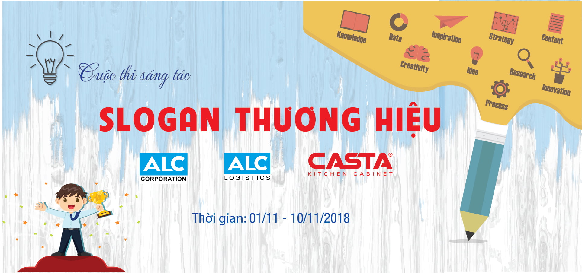 Thông báo CUỘC THI SÁNG TÁC SLOGAN THƯƠNG HIỆU CÔNG TY ALC